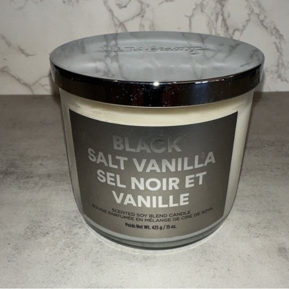 Ulta Beauty Collection Black Salt Vanilla Scented Soy Blend Candle, 15oz - Picture 1 of 5